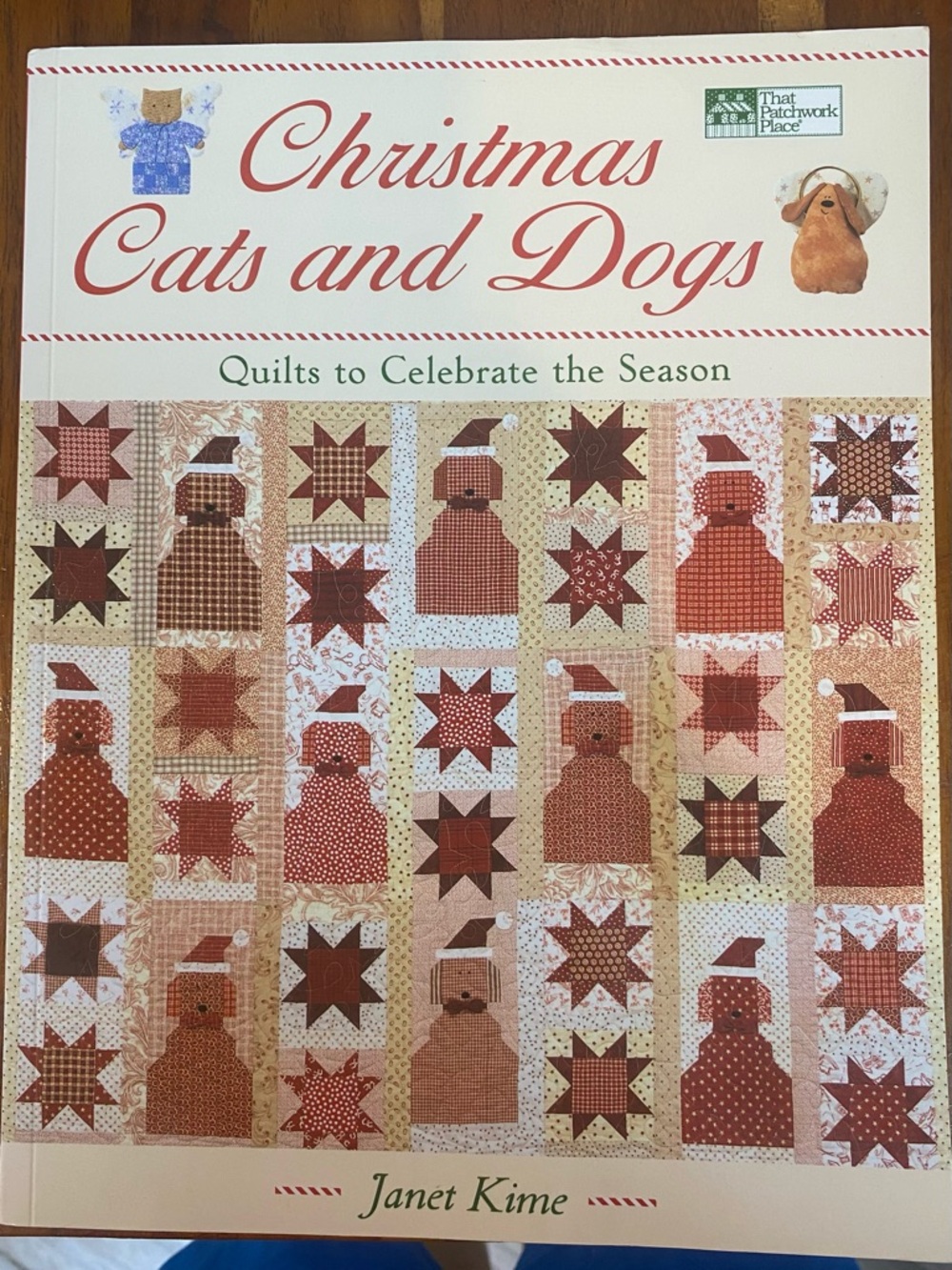 Christmas Cats and Dogs Quilt Pattern Book - Janet Kime